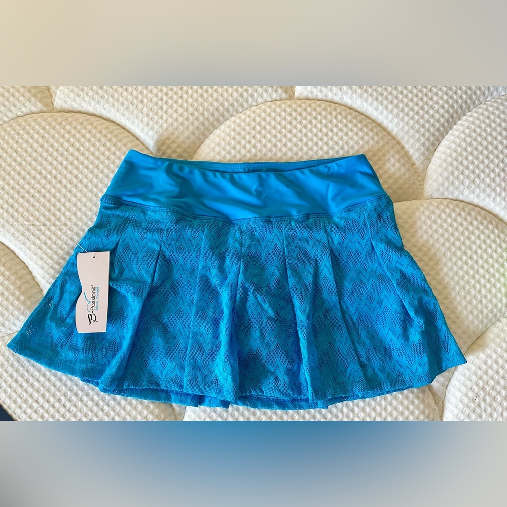 B-Passionate Turquoise Pleated Skirt
